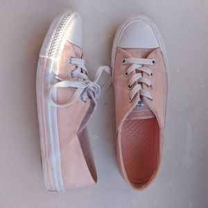Converse light pink Chuck Taylors